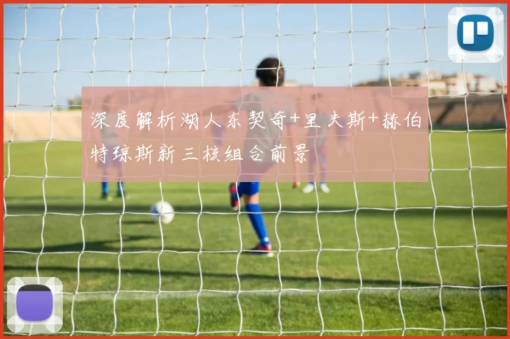 深度解析湖人东契奇+里夫斯+赫伯特琼斯新三核组合前景